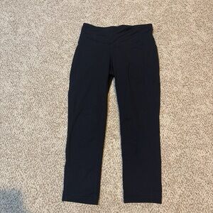 Black Athelta high waisted capri leggings